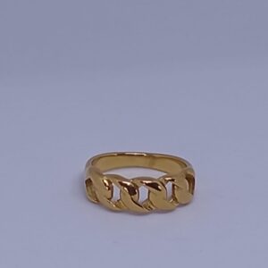 Anel Corrente Dourado