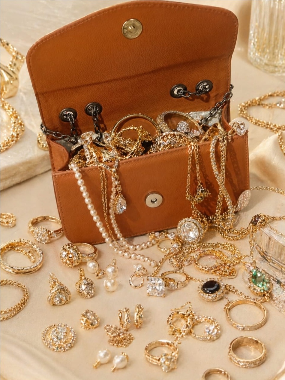 Bolsa Misteriosa de Luxo em Joias - 30 Peças em jóias + Mimos - Imagem 3